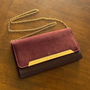 Aldo Burgundy Clutch
